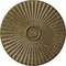 Ekena Millwork Shakuras Ceiling Medallion (For Canopies up to 5 1/2"), 29 1/2"OD x 2"P, Mississippi Mud Crackle CM30SHMMC - alternate 1